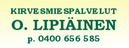 Kirvesmiespalvelut O. Lipiäinen logo